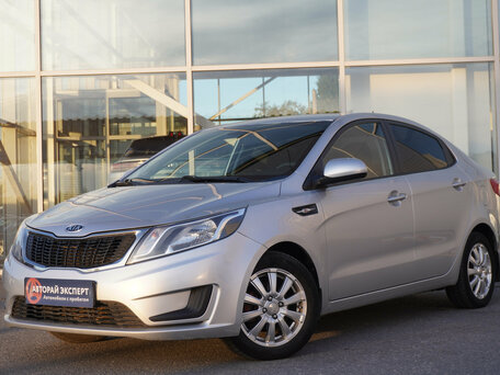 2012 Kia Rio III, серебристый, 755000 рублей, вид 1
