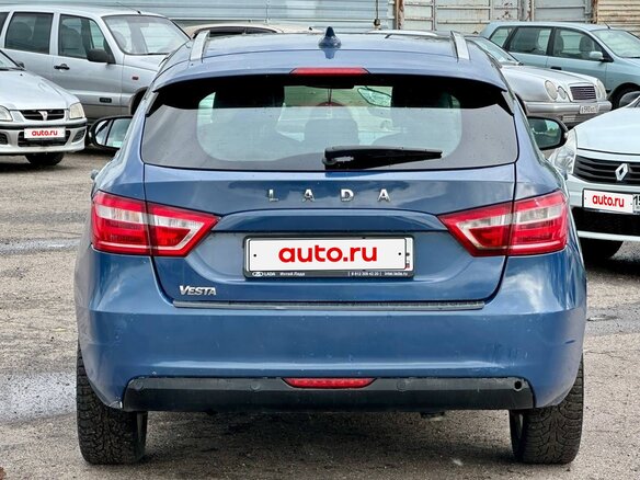 2019 Lada (ВАЗ) Vesta SW I, синий, 699999 рублей - вид 8