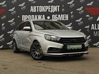 2018 Lada (ВАЗ) Vesta SW I, серебристый, 960000 рублей, вид 1
