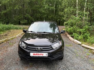 2020 Lada (ВАЗ) Granta I Рестайлинг, чёрный, 700000 рублей, вид 2