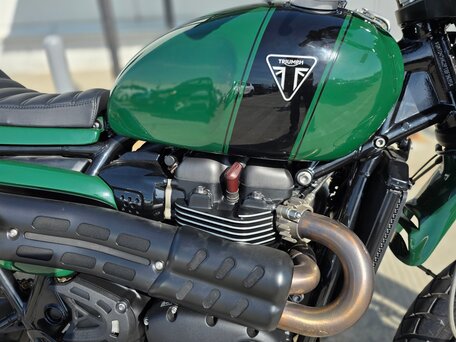 2022 Triumph Scrambler, зелёный, 1199000 рублей, вид 4