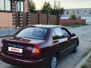 2008 Hyundai Accent ТагАЗ II, красный, 450000 рублей, вид 4