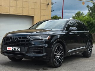 2021 Audi Q7 55 TFSI II (4M) Рестайлинг, чёрный, 6950000 рублей, вид 2