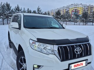 2017 Toyota Land Cruiser Prado 150 Series Рестайлинг 2, белый, 4900000 рублей, вид 4