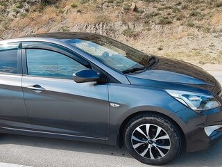 2014 Hyundai Solaris I Рестайлинг, серый, 850000 рублей, вид 4