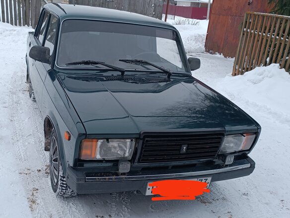 2009 Lada (ВАЗ) 2107, зелёный, 180000 рублей - вид 5