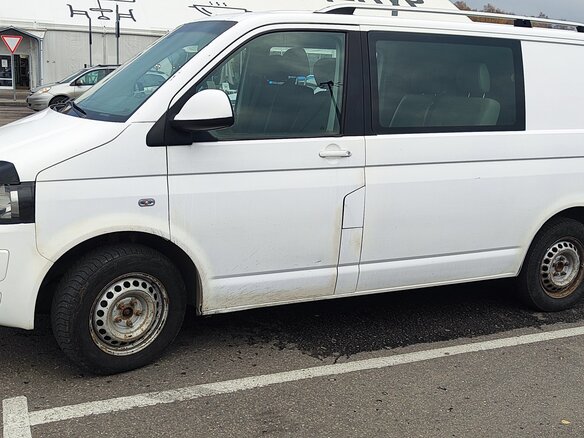 2013 Volkswagen Transporter T5 Рестайлинг, белый, 1100000 рублей - вид 3
