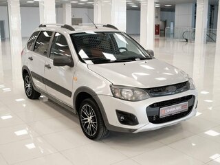 2015 Lada (ВАЗ) Kalina Cross II, серебристый, 352000 рублей, вид 3