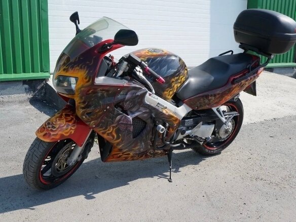 2001 Honda VFR 800, красный, 350000 рублей - вид 2