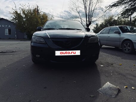 2006 Mazda 3 I (BK) Рестайлинг, чёрный, 400000 рублей, вид 3