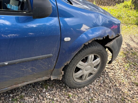 2006 Renault Logan I, синий, 110000 рублей - вид 5