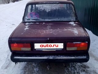 2005 Lada (ВАЗ) 2107, пурпурный, 115000 рублей, вид 2
