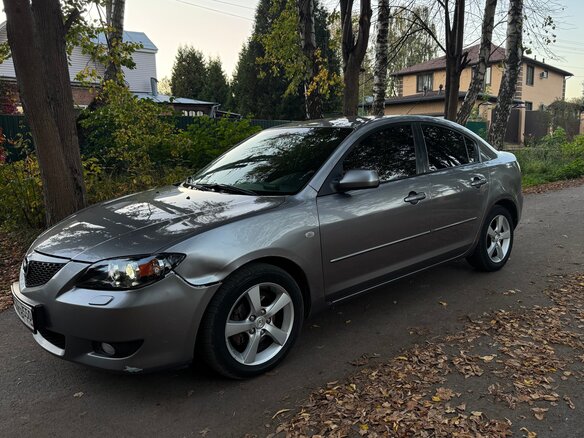 2005 Mazda 3 I (BK), серый, 460000 рублей - вид 1