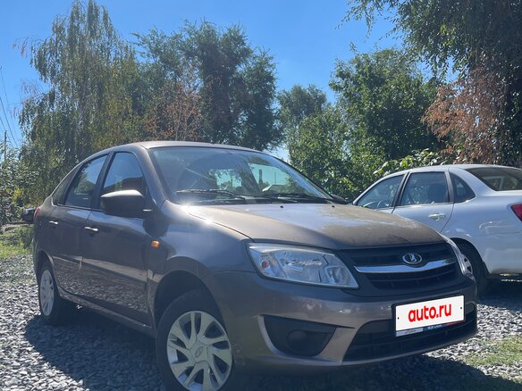 2016 Lada (ВАЗ) Granta I, коричневый, 535000 рублей - вид 2