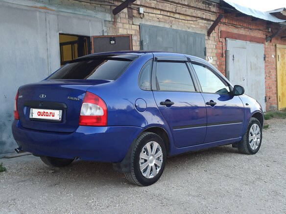 2011 Lada (ВАЗ) Kalina I, синий - вид 2