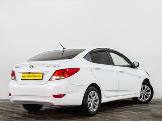 2011 Hyundai Solaris I, белый, 569000 рублей, вид 4
