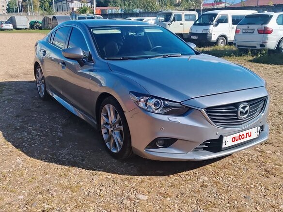 2013 Mazda 6 III (GJ), серебристый, 1000000 рублей - вид 3