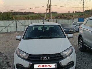 2022 Lada (ВАЗ) Granta I Рестайлинг, белый, 568575 рублей, вид 2