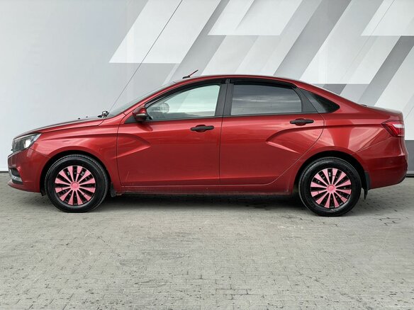 2016 Lada (ВАЗ) Vesta I, красный, 547000 рублей - вид 8