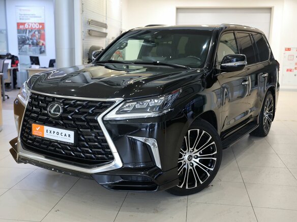 2020 Lexus LX 570 III Рестайлинг 2, чёрный, 12500000 рублей