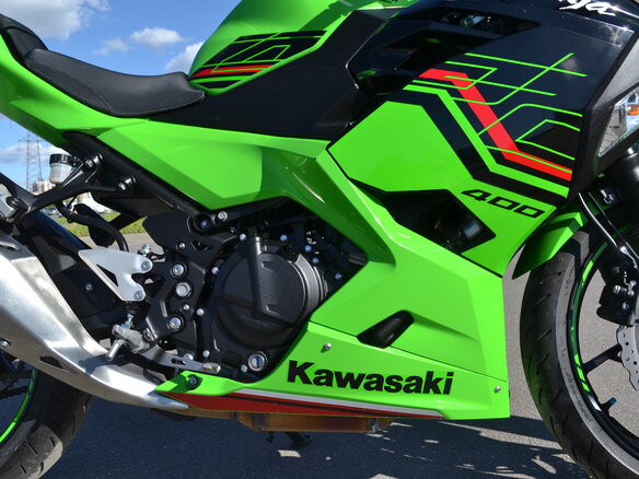 2023 Kawasaki Ninja 400, зелёный, 660000 рублей - вид 9