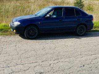 1999 Hyundai Accent I, синий, 175000 рублей, вид 2