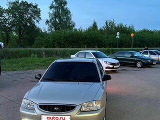 2005 Hyundai Accent ТагАЗ II, бежевый, 380000 рублей, вид 2