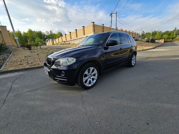 2009 BMW X5 30d II (E70), синий, 1610000 рублей - вид 5