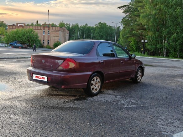 2006 Kia Spectra I Рестайлинг 2, красный, 130000 рублей - вид 5