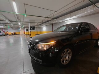 2008 BMW 5 серии 525i V (E60/E61) Рестайлинг, чёрный, 1060000 рублей, вид 1