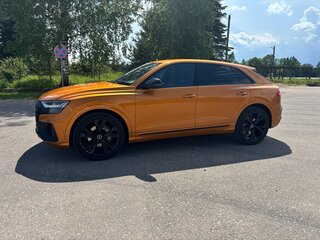 2018 Audi Q8 55 TFSI I (4M), оранжевый, 5500000 рублей, вид 4