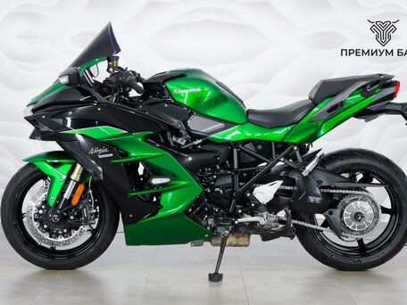 2018 Kawasaki Ninja H2 SX, зелёный, 1450000 рублей, вид 2