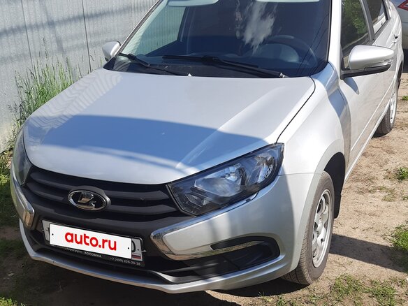 2024 Lada (ВАЗ) Granta I Рестайлинг, серебристый, 850000 рублей - вид 2