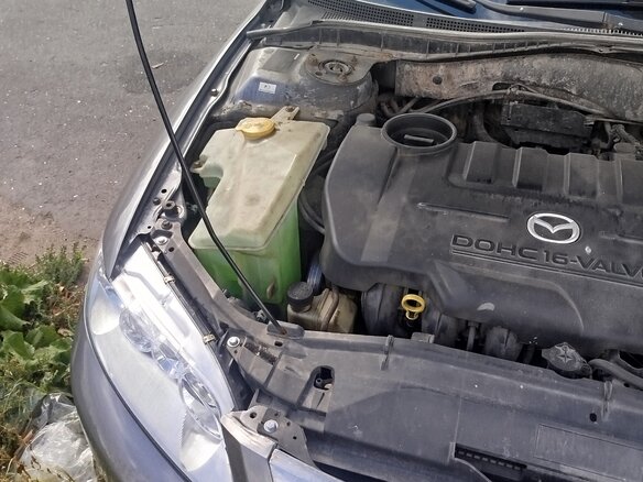 2004 Mazda 6 I (GG), серый - вид 13