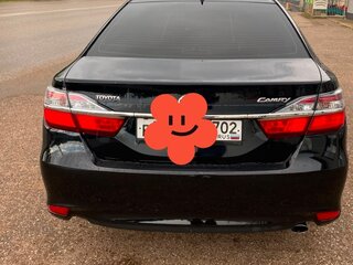 2015 Toyota Camry VII (XV50) Рестайлинг, чёрный, 1650000 рублей, вид 3