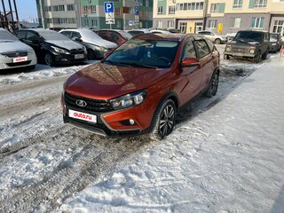 2017 Lada (ВАЗ) Vesta SW I, оранжевый, 999999 рублей, вид 4