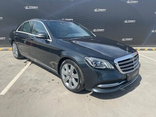 2018 Mercedes-Benz S-Класс 450 Long VI (W222, C217) Рестайлинг, чёрный, 4400000 рублей, вид 3