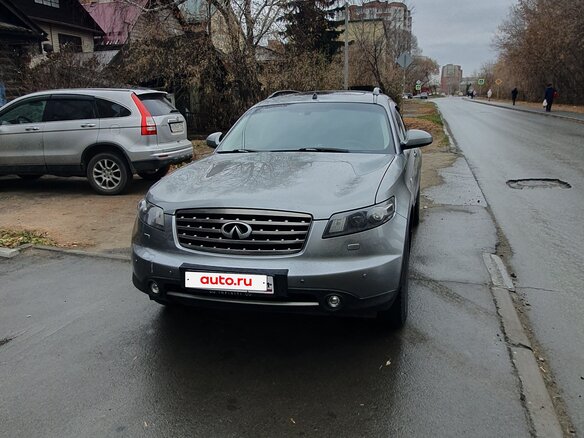 2007 Infiniti FX35 I (S50) Рестайлинг, серый, 1250000 рублей - вид 2