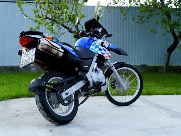2002 BMW F 650 GS, синий, 450000 рублей - вид 3