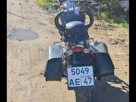 1995 Yamaha XV750 Virago, чёрный, 250000 рублей, вид 5