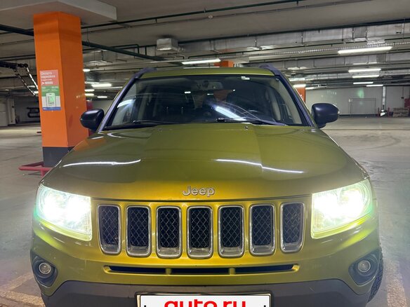 2012 Jeep Compass I Рестайлинг, зелёный, 895000 рублей - вид 2