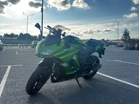 2014 Kawasaki Ninja 1000 SX, зелёный, 740000 рублей, вид 4