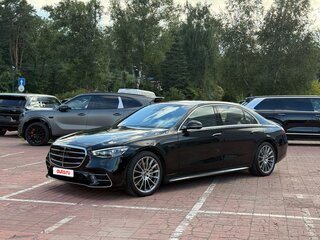 2021 Mercedes-Benz S-Класс 500 Long 4MATIC VII (W223), чёрный, 12480000 рублей, вид 1