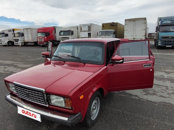 2005 Lada (ВАЗ) 2107, пурпурный, 280000 рублей - вид 4