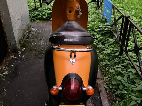 2007 Honda Crea Scoopy, оранжевый, 70000 рублей, вид 5