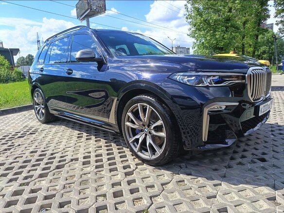 2020 BMW X7 M50d I (G07), чёрный - вид 6