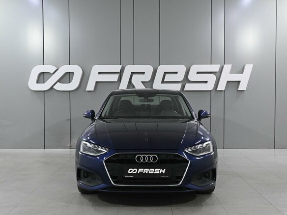 2020 Audi A4 35 TFSI V (B9) Рестайлинг, синий - вид 2