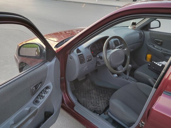 2008 Hyundai Accent ТагАЗ II, красный, 490000 рублей - вид 6