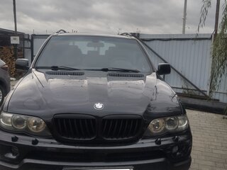 2004 BMW X5 3.0d I (E53) Рестайлинг, чёрный, 1400000 рублей, вид 2