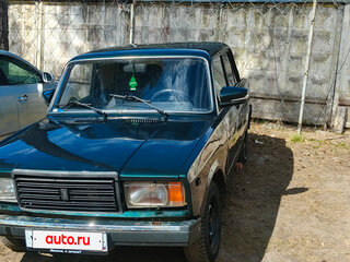 2007 Lada (ВАЗ) 2107, зелёный, 120000 рублей, вид 2